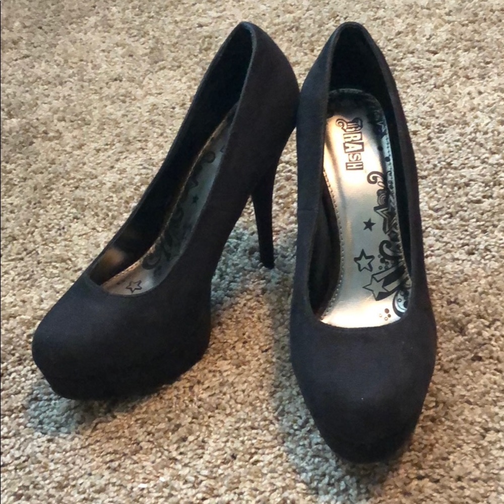 Brash Suede Heels